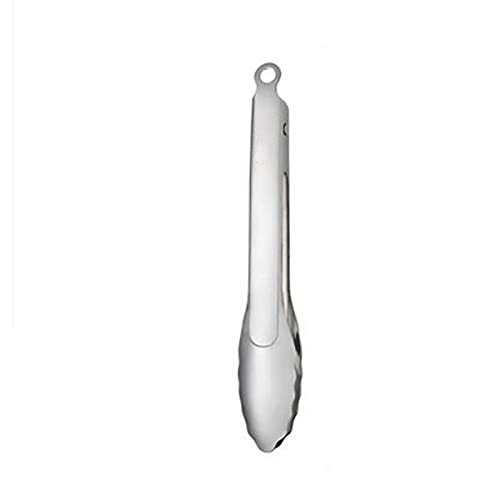 Kochzange aus Edelstahl, zum Servieren von Buffets, Gebäck, Grillen, Größe: 26 * 10,2 cm, sicher und langlebig