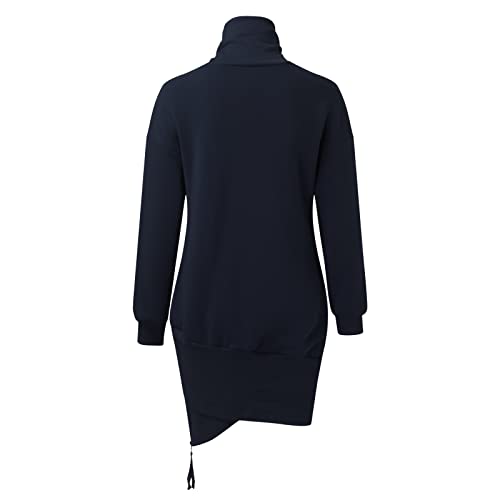 Robe sexy longueur au sol fluide avec coupe asymétrique M - 3