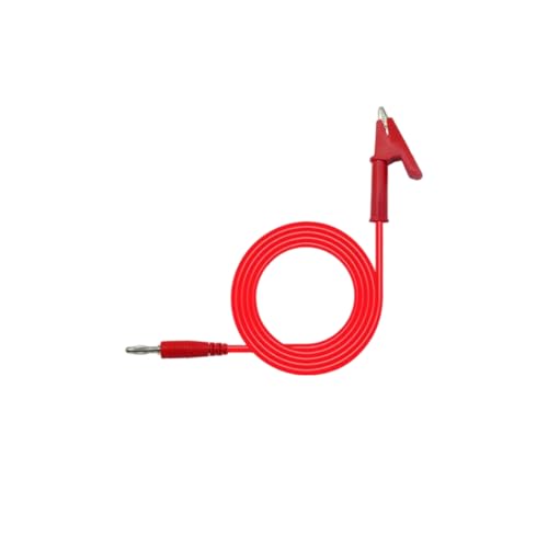 QUXVUIS �e�X�g���[�h 4MM Banana Plug Soft Cable Wire Copper Clamps
