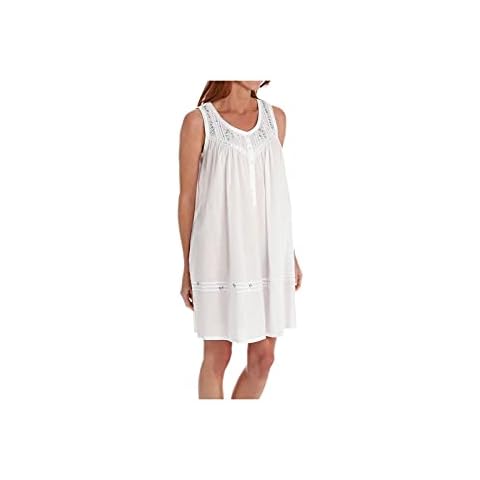 LA CERA Women's Cotton Chemise Cover