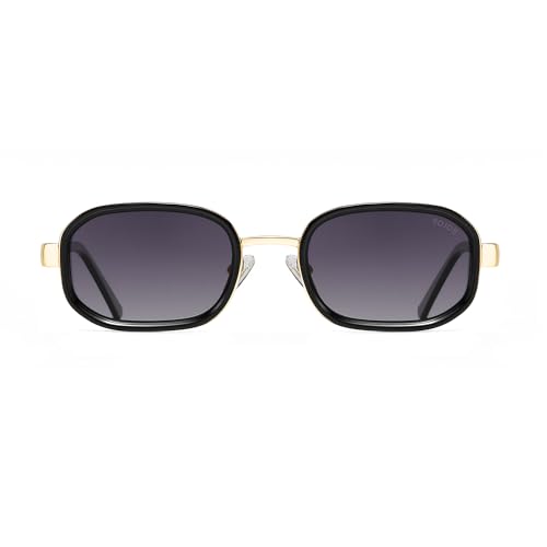 Image of SOJOS Trendy Rectangle Polarized Sunglasses for Women Men,Retro Square Shades Chic Sun Glasses SJ1291