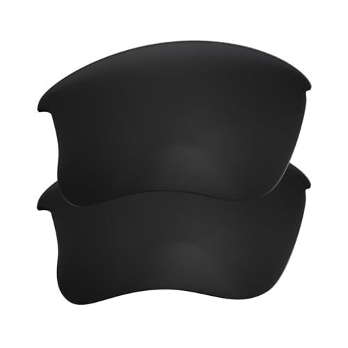 Verres polarisés Noir de rechange pour lunettes Oakleys Flak Jacket XLJ lentilles taille unique