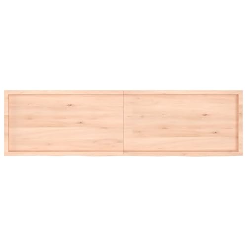 Étagère murale en chêne massif 220cm pliable pour dessus de table bureau - 3