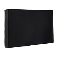 Amazon Basics Wasserdichte Outdoor-TV-Abdeckung für 48 - 50 zoll Flachbildfernseher, 119,4 x 13,7 x 75,4 cm, Schwarz