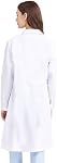 White Lab Coat for Women Men Scientist Doctor Student work Uniform Cosplay DIY Costume Halloween Dental lab Lab Coat