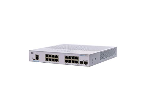 Cisco Business CBS250-16T-2G Smart Switch | 16 Port GE | 2x1G SFP | Limited Lifetime Protection (CBS250-16T-2G-NA) #1