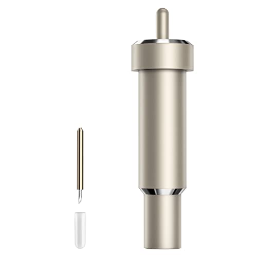 Premium Fine Point Blade for Cricut Maker 3/Maker/Explore 3/Explore Air 2/Air/One, Aosry Fine Point Blade Plus Housing for Cricut Cuts Glitter Vinyl/Cardstock, Faux Leather, Adhesive Foil, Vellum Etc