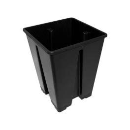 Pot carré noir 15x15x20-3,4l - Nuova pasquini e bini spa