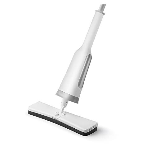 フロアクリーナースクイーズモップ360度の自己覚醒モップスポンジ交換モップヘッドドライとウェットモップ用のキッチンタイル用の床クリーニング蒸気面、窓(色:1、サイズ Aqiong