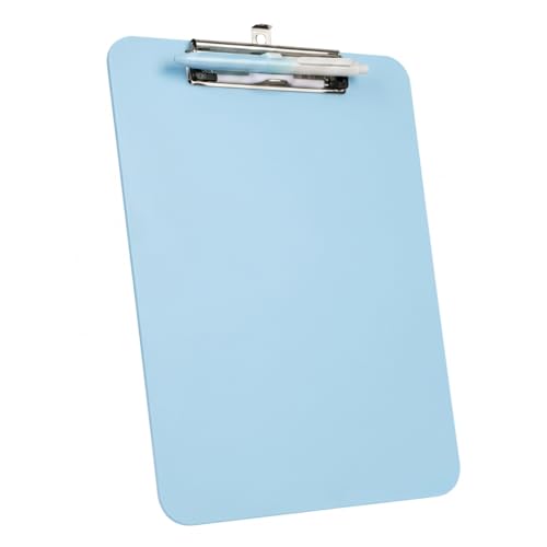 Plastic Clipboard with Pen Holder,Standard Letter Size Clip Boards 8.5x11