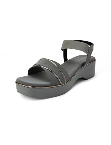 Image of Metro Women Wedge Heel Comfort Fashion Backstrap Sandal
