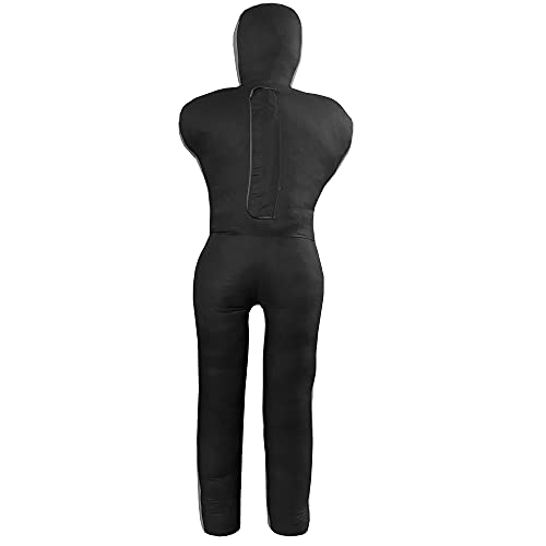 Dallx Mma Grappling Dummy Bbj Wrestling Brazilian Jiu Jitsu Punching Bag Judo Karate Throwing Boxing Fighting Dummy Self Defense Standing Position – Unfilled (Black Grey, 5 Ft) #TOP6