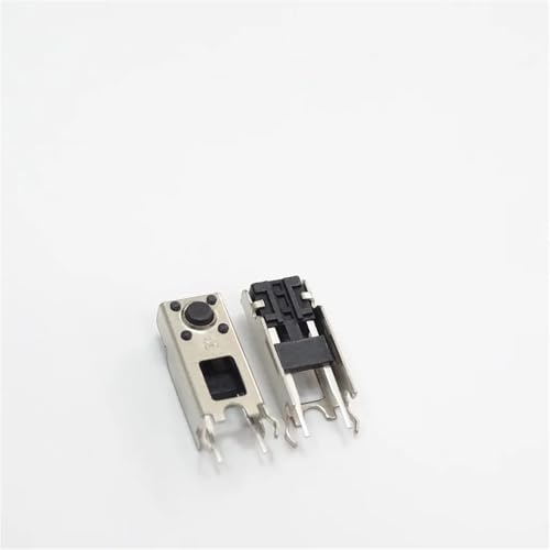 Interruptor táctil horizontal de 12mm pulsador de luz lateral con soporte de pie extendido 6
