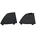 Car Front Lower Bumper Tow Hook Eye Cover Grille Caps for Mazda 3, 2017-2018, Black