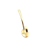 Infinity Decor Victorian Brass HAT & Coat Wall/Door Hook Antique Vintage Hanger Storage - 87mm (Polished Brass)