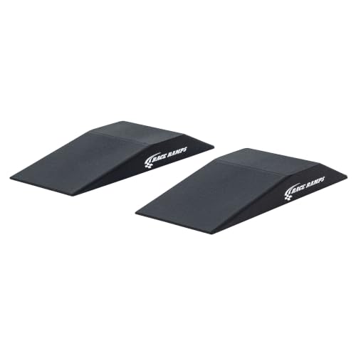 Race Ramps Roll-Up Ramps, 4" Lift, 11.9 Degree Approach Angle, Pair