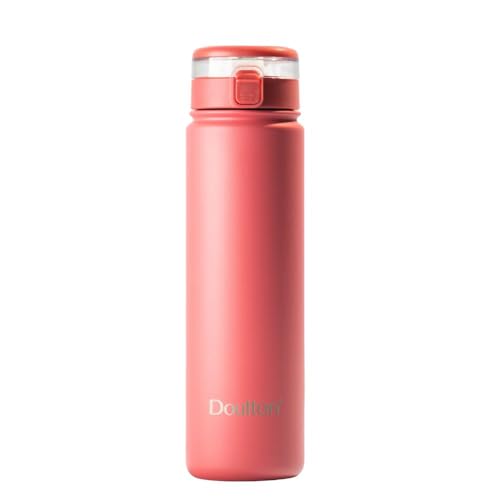 Doulton Taste 2 Water Bottle with Filter Reduction Cartridge, Pink, 500 ml