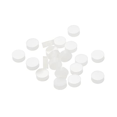 Image of MECCANIXITY Inlay Fretboard Dots Guitar Inlay Dots White Acrylic Inlays Mark Point 6x2.5mm for Guitar Fingerboard, Pack of 20