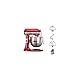 KitchenAid 5KSM7990XBER BER Planetenmischer, Rot, 6.9 L