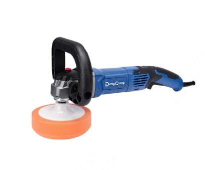 Dong Cheng Polerka 150 mm z uchwytem D, łagodny rozruch, elektroniczna stabilizacja prędkości obrotowej – idealna do samochodu, łodzi, mebli