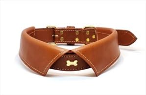 Pups Comfort Dog Neck Collar Belt | Solid Leather Tie Collar for Adult | Adjustable and Comfortable Dog Collar Belt (Brown-Large) (B0CL4L8WW6) Amazon Price History, Amazon Price Tracker