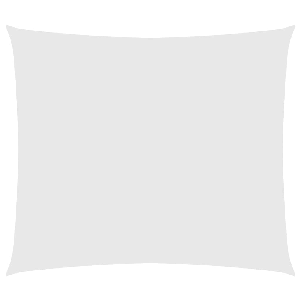 Voile d'ombrage rectangulaire tissu Oxford pour protéger le mobilier de jardin des UV