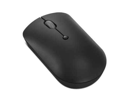 Image of Lenovo 400 USB-C Compact Wireless Mouse (2400 DPI Sensor, 2.4GHz Wireless Nano USB, 4-Button (Left Click, Right Click, Scroll Click, DPI)|Ambidextrous Design|3 Year Warranty | Black), GY51D20865