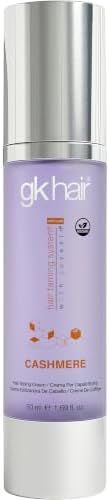 GK HAIR Cashmere Hair Cream 1.69 Oz โ Smoothing & Shine Styling Cream with Argan Oil, Anti Frizz Hair Cream for Soft, Silky & Manageable Hair, Lightweight Styling Cream for All Hair Types