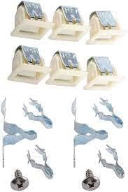 6 Pack 279570 Dryer Door Latch Strike Kit for Maytag Kenmore Whirlpool Parts AP2153772 LA-1003 5366021400 AP3094183 PS2162263 AP4242465 PS475419 PS334230 AP3094183