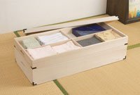 Amazon｜桐衣装箱 2段 高さ27cm (幅91cm×奥行42cm) 桐天然木 日本製 HI