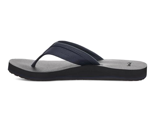 Image of Sanuk Mens Ziggy ST | Flip Flops for Men | Mens Sandals | Beach Sandals | Water Friendly & Lightweight | Comfort Footbed