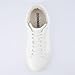 CUSHIONAIRE ROC Lace Up Womens White Sneakers | Comfortable Vegan Leather Casual Platform Sneaker with Memory Foam, White 8.5W