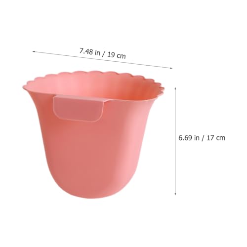 Set de 6 botes de basura colgantes para pared miniatura 2