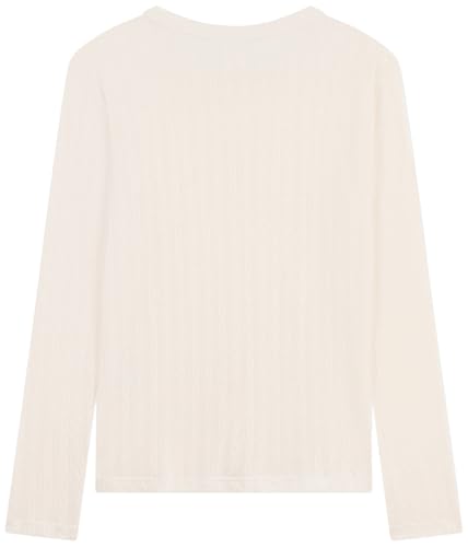 T-shirt L'Iconique a maniche lunghe in cotone traforato donna - 2