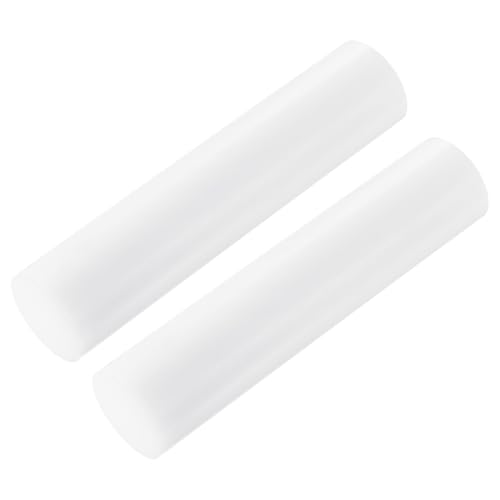 Image of MECCANIXITY ABS Plastic Rod Round Solid Bar 45 mm x 200mm White for DIY Model Material, Architectural Model Making, DIY Sand Table, Pack of 2