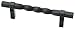 Liberty 65172WI 3-1/2-Inch C-C Iron Craft Twisted Cabinet Hardware Handle Pull
