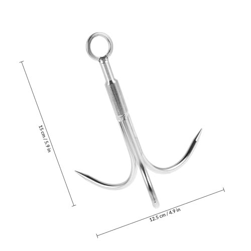 Gancho de escalada para evitar caídas de objetos con cuerda resistente de acero inoxidable 2