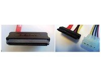 Câble SAS SFF-8484 SFF-8482 1m pour liaison carte RAID et disque serveur
