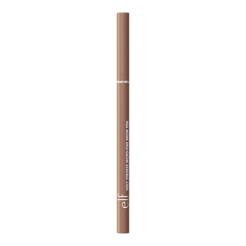 Image of e.l.f. Holy Strokes Micro-Fine Brow Pen, For Natural-Looking Eyebrows, Long-Lasting, Easy-To-Use, Waterproof, Smudge-Resistant, Vegan & Cruelty-Free, Blonde