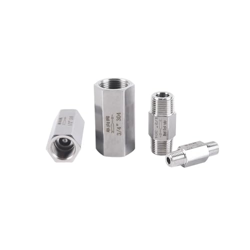 Valve unidirectionnelle 3/8 inox pour stopper les retours d'eau et bruits