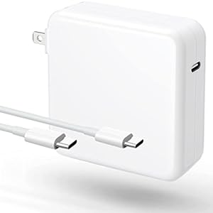 Mac Book Pro Charger – 120W USB C Fast Charger Power Adapter Compatible with USB C Port MacBook Pro & MacBook Air 13, 14, 15, 16 inch, New ipad Pro and All USB C Device, 6.6ft USB-C to C Charge Cable