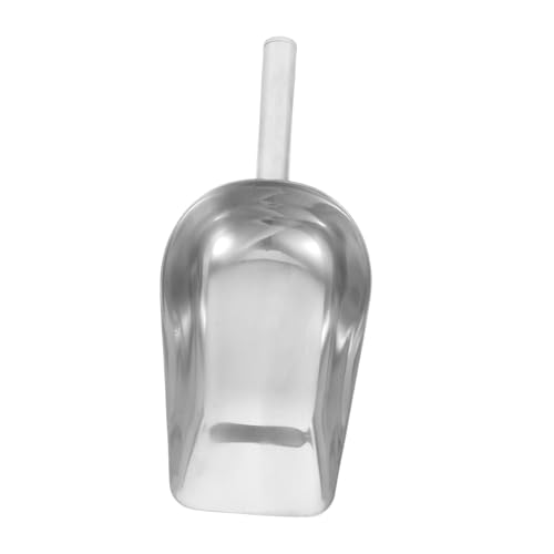 Mikinona 加厚ステンレス製アイススコップ 多機能フードスクープ 人間工学ハンドル 粉 茶葉 豆用 業務用家兼用 使いやすい清掃簡単