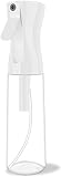 Ballotte Fine Mist Spray Bottle, 300ml Continuous Spray, Multi-Purpose Cleaning & Styling (Transparent White)