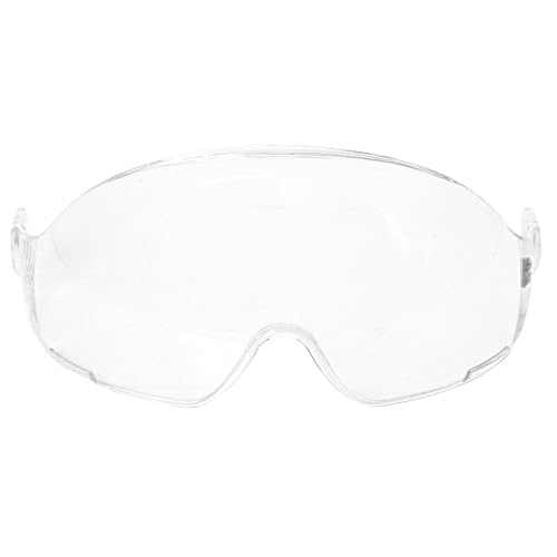 AOLAMEGS Hard Hat Accessories Clear Visor - PC Material Safety Helmet Goggle Replacement EN 166 Approved Clear Lens Eye Protector Block Dust