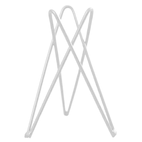 BWESOO White Air Plant Holder Metal Flower Stand Geometric Iron Tillandsia Holder Plant Stands Art Display Home Garden Ornaments Tillandsia Holder