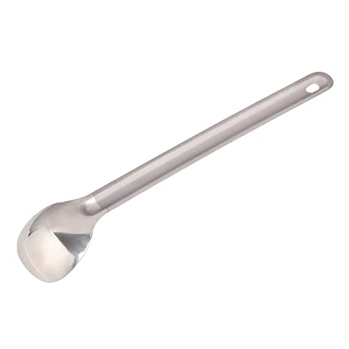 Atiap Titanium Long Handle Spoon Spork, 8.46" Long Titanium Camping Spoon With Polished Bowl, Suitable For Outdoor Camping Hiking Picnic (Spoon) #TOP3