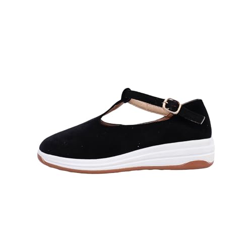 Sandales plates femme bout rond chaussure été respirante et souple