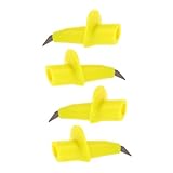 LOORGVEL Puntas de Bastón de Trekking de Tungsteno Antideslizantes, 4 Unidades en Color Amarillo Limón, Accesorios Aplicables para Bastones de Senderismo y Esquí, Protección Resistente