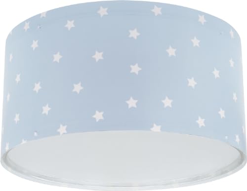 Plafones infantiles Dalber Estrellas Azul 82216MT: Lámpara de techo E27