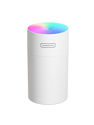 Umidificador Aromatizador De Ar USB, Umidificador De Ar De Mesa Portátil, Mini Humidificador Com Luz